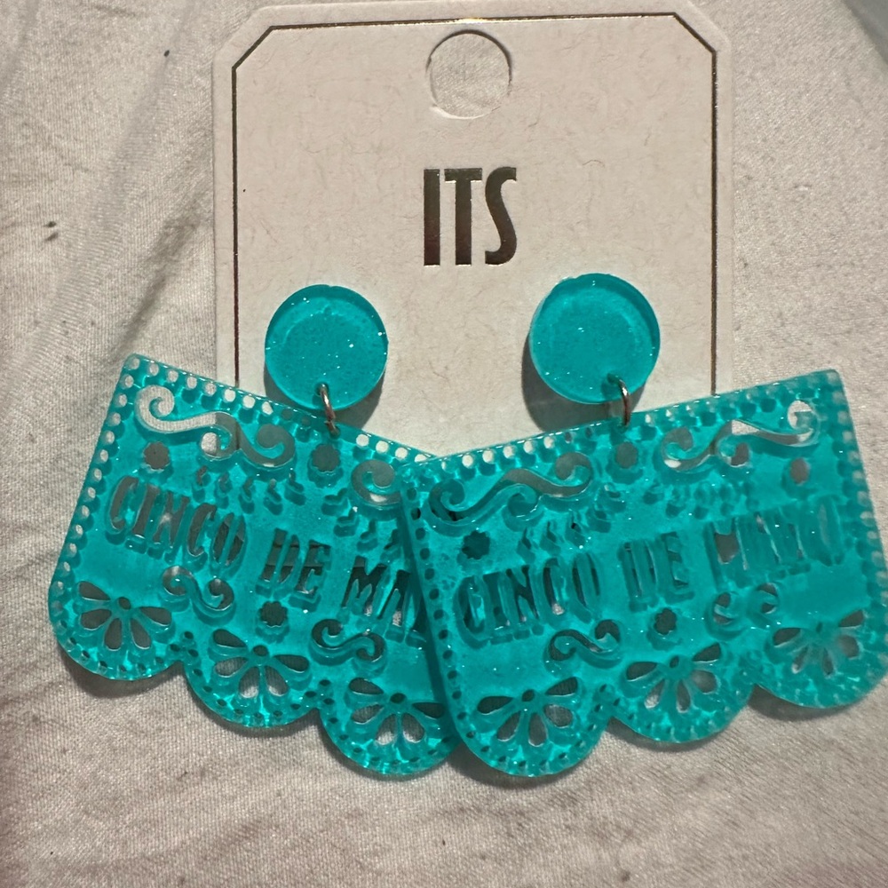 Turquoise Cinco de Mayo Earrings